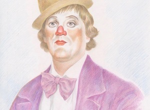 Клоун Васильев К, шарж